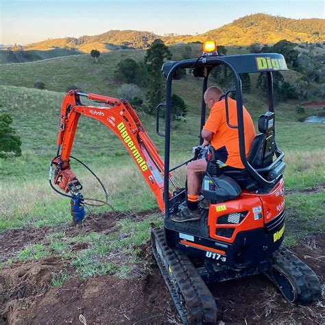 mini excavators townsville qld